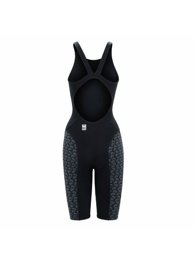 Dolfin Women's FirstStrike Swimsuit – Black, Open Back, Knee-Length - Image 4
